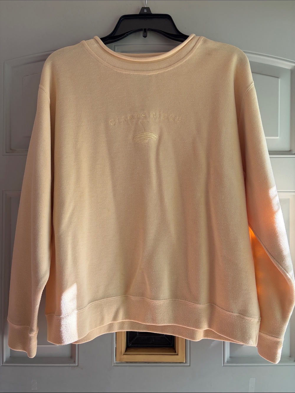 Gear For Sport Women’s Crewneck Sweater in Butter - Size M, Giants Ridge